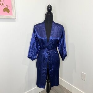 Maid of Honor Wedding Blue Belted Robe